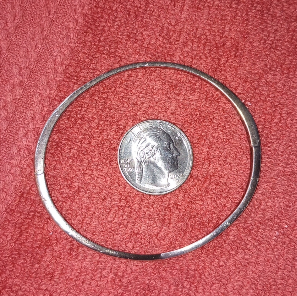 Pandora Wishbone Hinged 925 ALE Bangle Bracelet - Picture 2 of 8